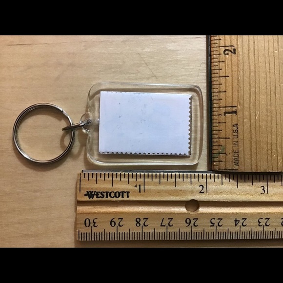 Vintage Nurse Postage Stamp Keychain - Picture 3 of 3